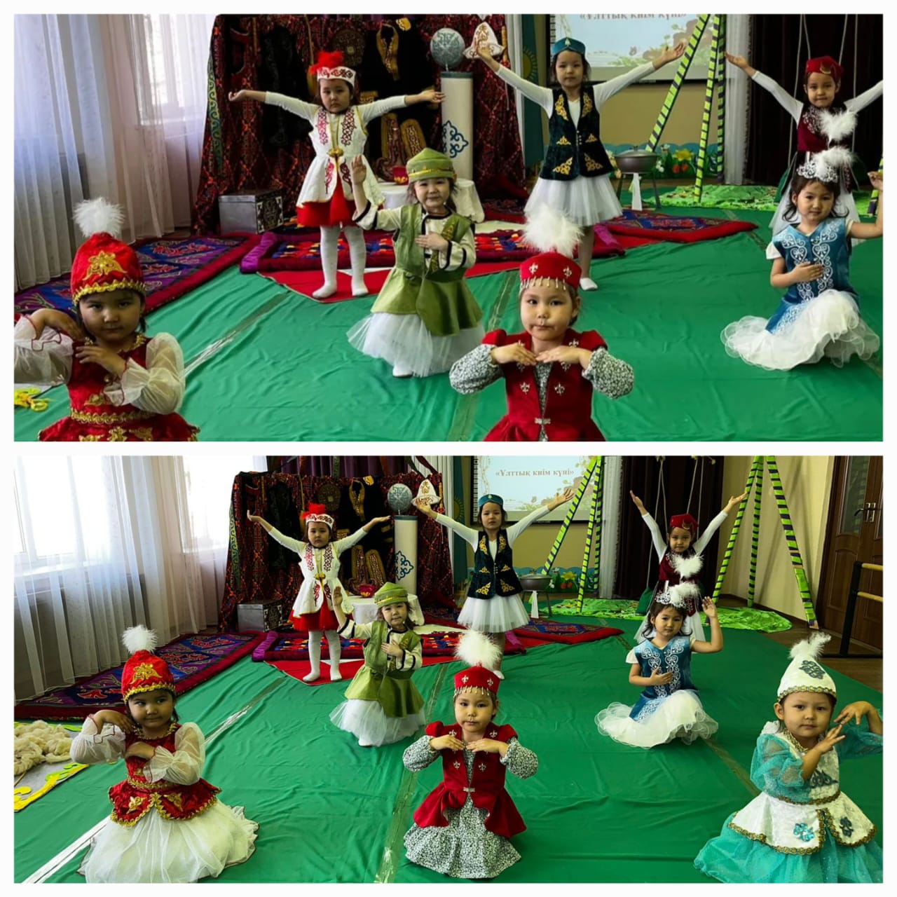 "Ұлттық киім- ұлттың сәні"  "Наурызнаманың 5-ші күні Ұлттық киім күніне  арналады